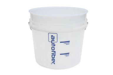 Autofiber [WASH BUCKET] 3.5 Gallon Clear with Gallon Markers