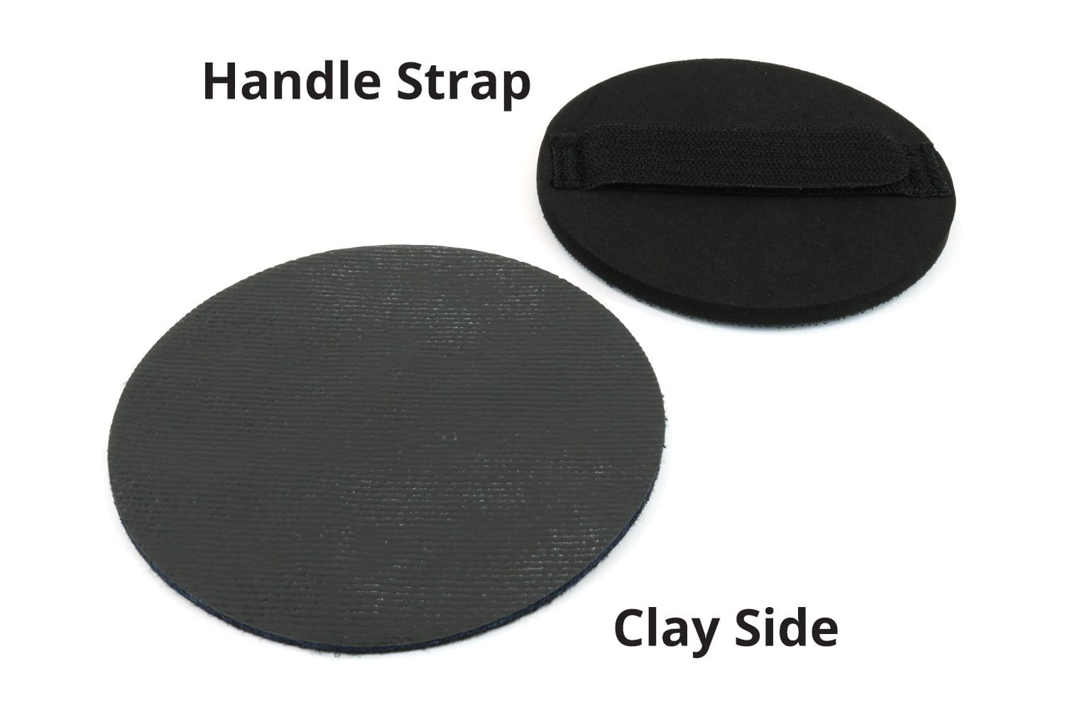 Autofiber Mitt with Handle [Clay Disc 5] Round Decontamination Pad with Velcro  5" Diameter