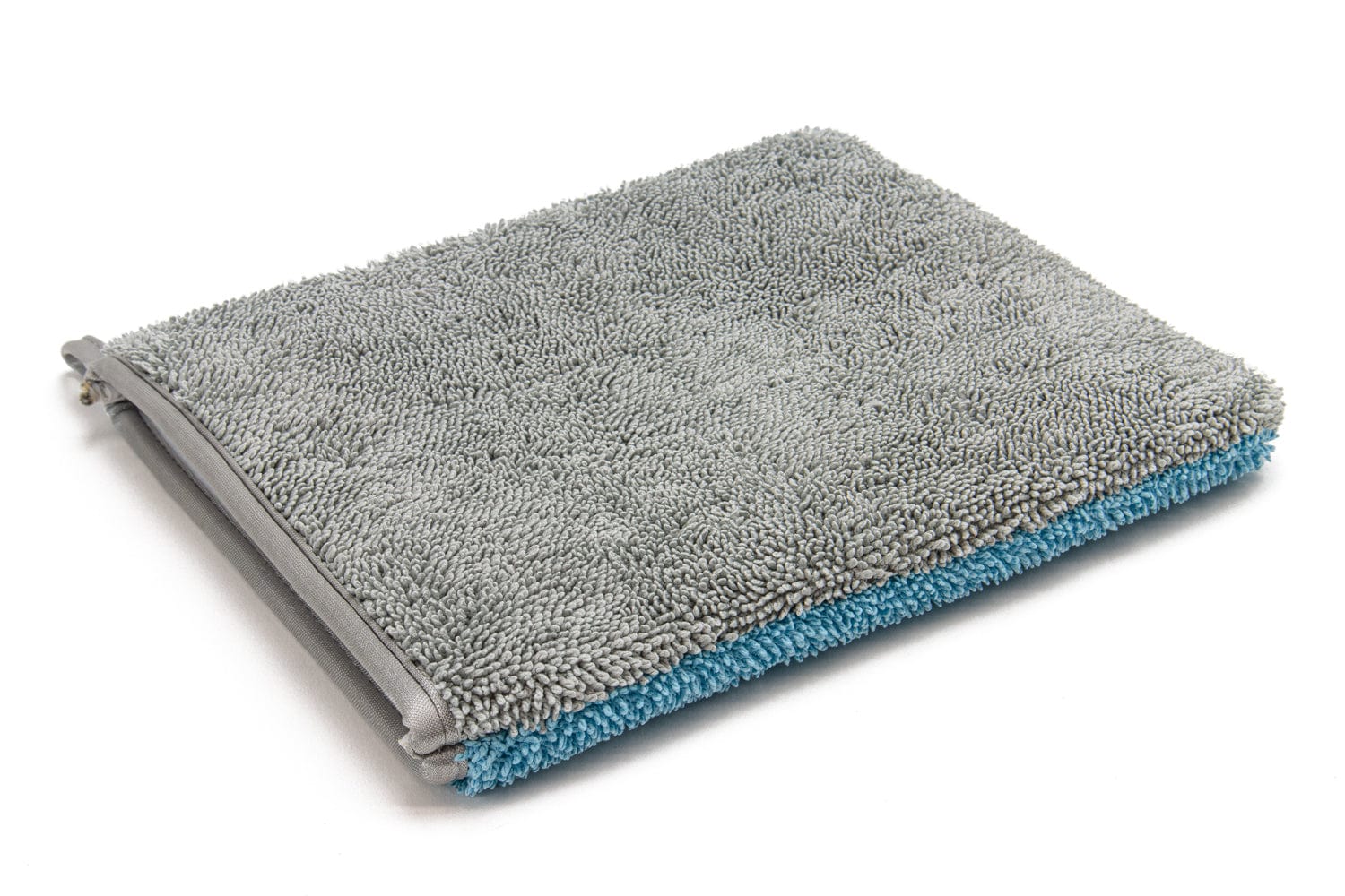 Autofiber Towel Blue/Gray [Zero Cuff] Microfiber Twist Wash/Glass Mitt (7 in. x 9 in.) 1 pack