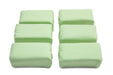 Autofiber Sponge Light Green [Appli-Coat] Microfiber Ceramic Coating Applicator Pad (3 in. x 1.5 in. x 1.5 in.) 6 pack