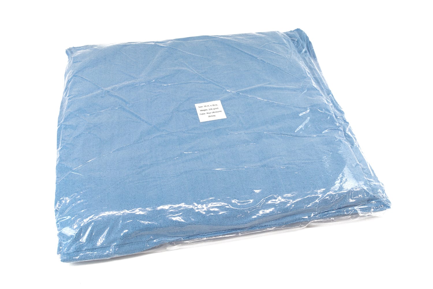 Autofiber Towel [Utility 230v] Lightweight Edgeless Microfiber Cleaning Towel 16"x16" - 30 Vacuum Pack