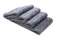 Autofiber Towel Grey [Korean Plush 470] Edgeless Detailing Towels (16 in. x 16 in. 470 gsm) 4 pack