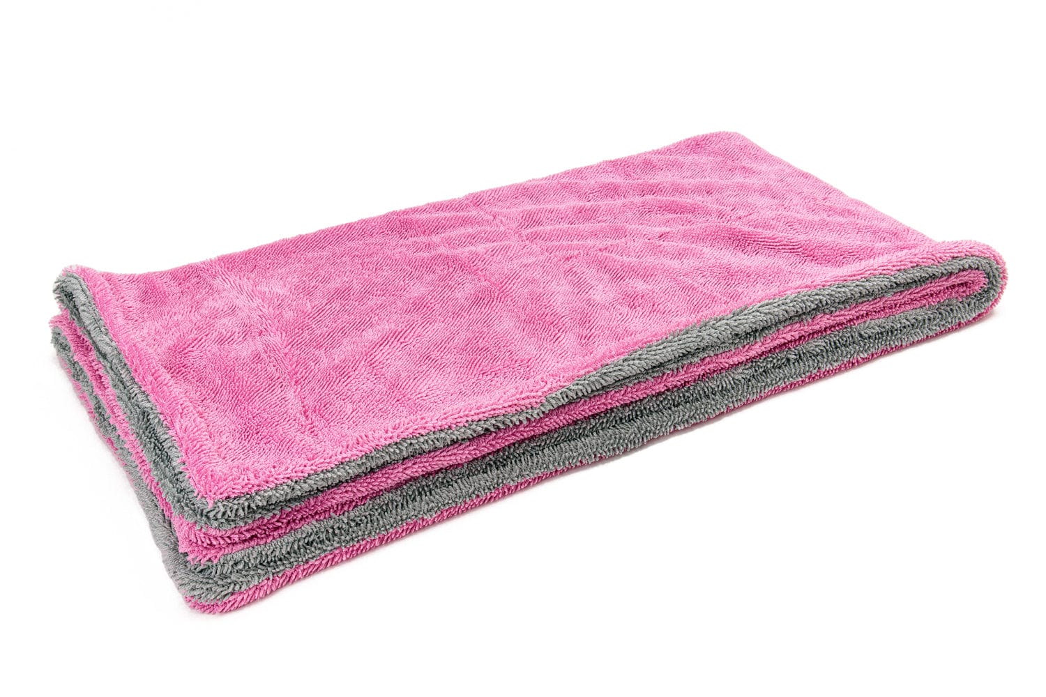 Autofiber Towel Pink/Gray Dreadnought XL - Microfiber Car Drying Towel (20 in. x 40 in., 1100gsm) - 1 pack