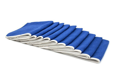 Autofiber Towel Blue BULK PACK [No Streak Freak] Microfiber Window and Mirror Waffle Towel (16"x16") - 10 pack