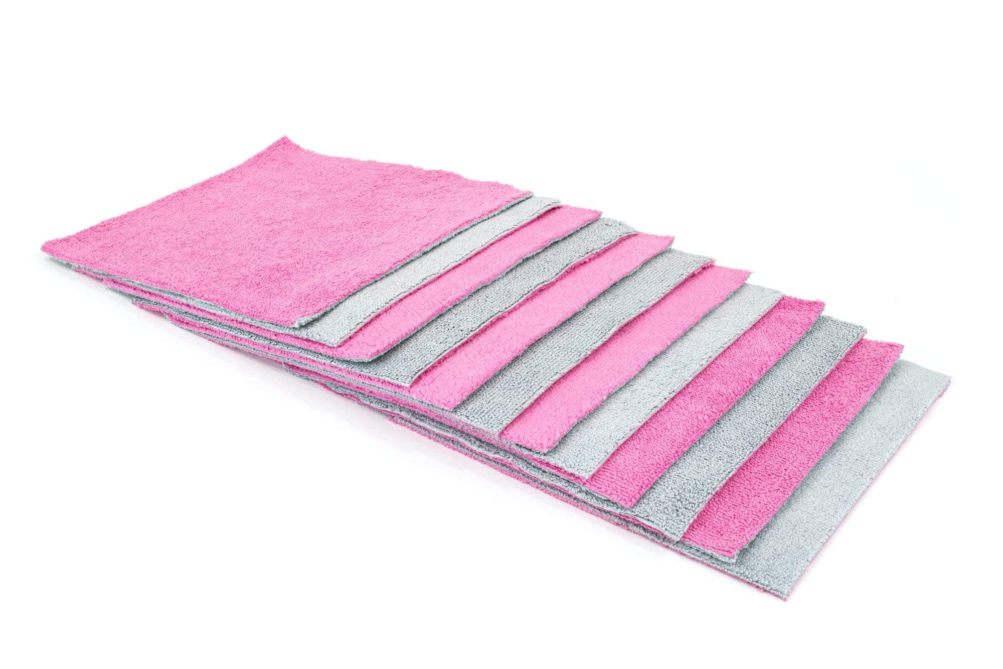 Autofiber Pink [Saver Sheet] Coating Applicator Towel with Barrier Layer (8 in. x 8 in.) - 12 pack