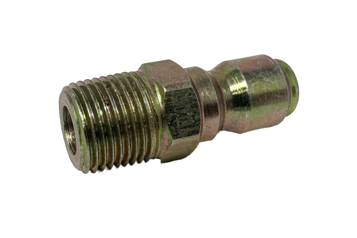 Plated Steel Quick Connect Plug (3/8 Male Threads)