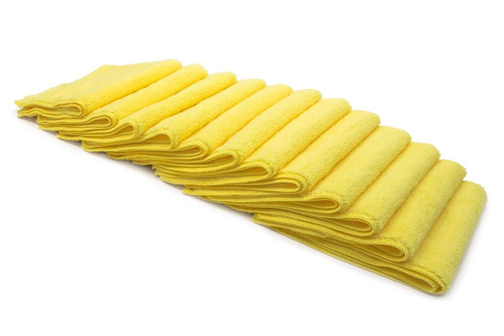 Autofiber Edgeless Dual-Pile 360 Microfiber Towel - Yellow - 16 x 16